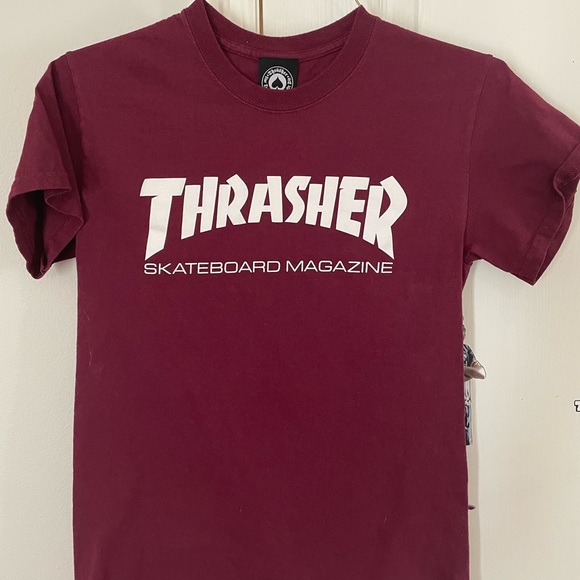 Trasher Small Maroon shirt - Picture 1 of 1